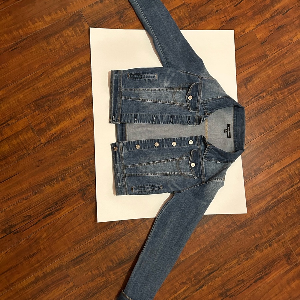 Blue Denim Jacket brand: Chocolate USA Y2K